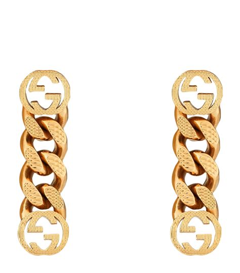 gucci earrings interlocking g.